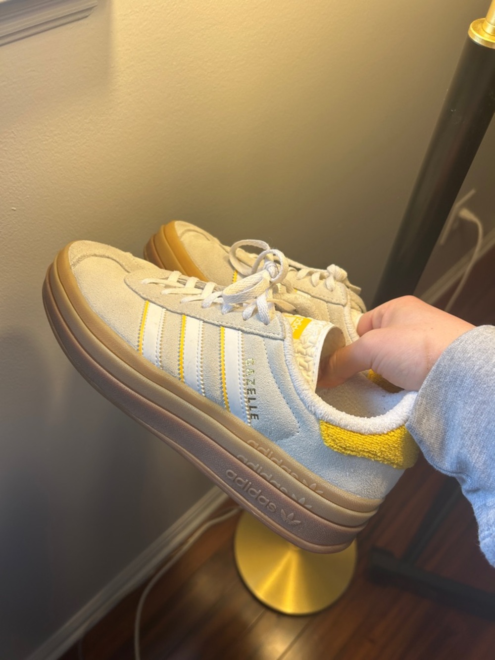adidas Gazelle Bold Ivory Bold Gold (Women’s)